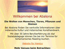 Tablet Screenshot of abalona.ch